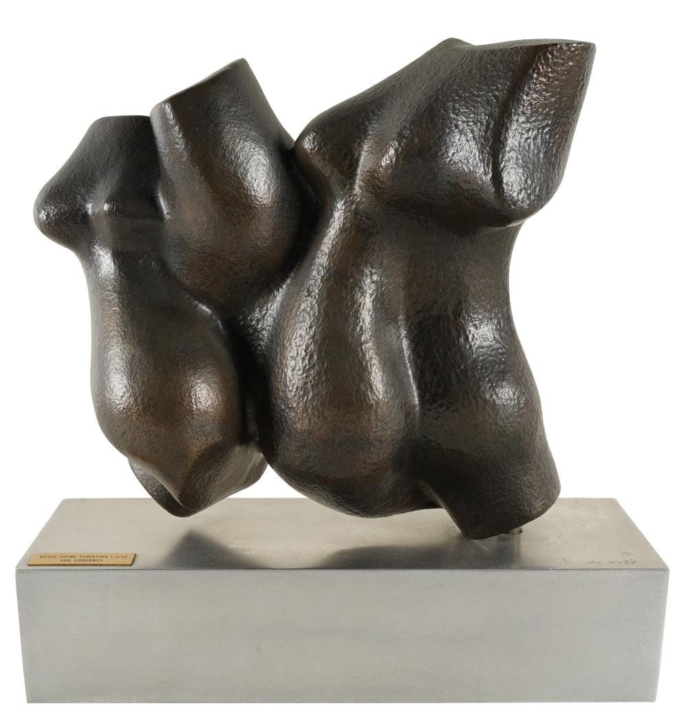 Appraisal: NEIL LIEBERMAN DANCE THEME VARIATION bronze signed titled to plaque