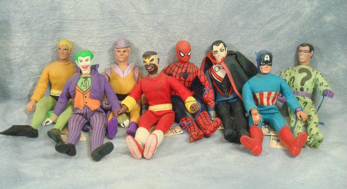 Appraisal: Mego Action Figures lot set of figures clothing is a