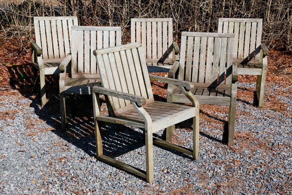 Appraisal: Set of Six Kingsley-Bate Teak Wood Armchairs Set of Six