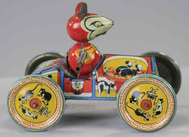 Appraisal: TOPOLINO CAR Ingap Italy c very scarce example lithographed tin