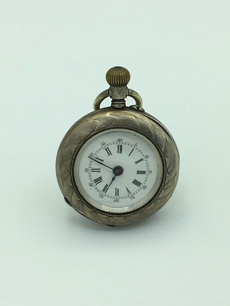 Appraisal: Antique Locle Silver Louis Jacot Ladies Open Face Pocket Watch