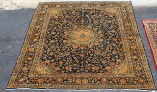 Appraisal: Persian Koshmar x wool rug Persian Koshmar x wool rug