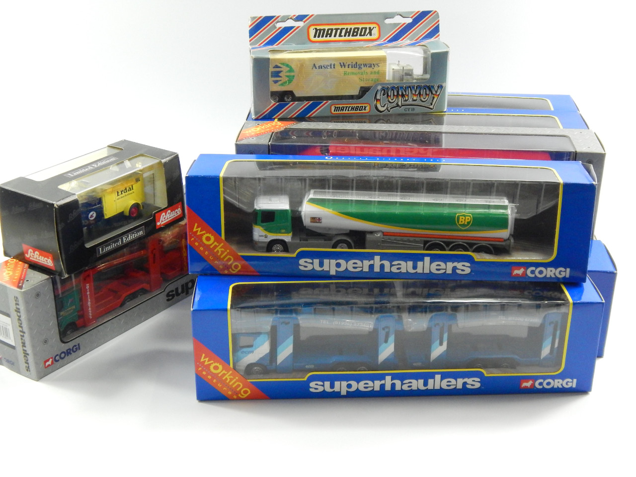 Appraisal: A quantity of Corgi Super Hauler die cast lorries boxed