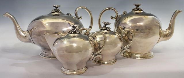 Appraisal: lot of Sterling silver partial tea service Plata Villa Mexico