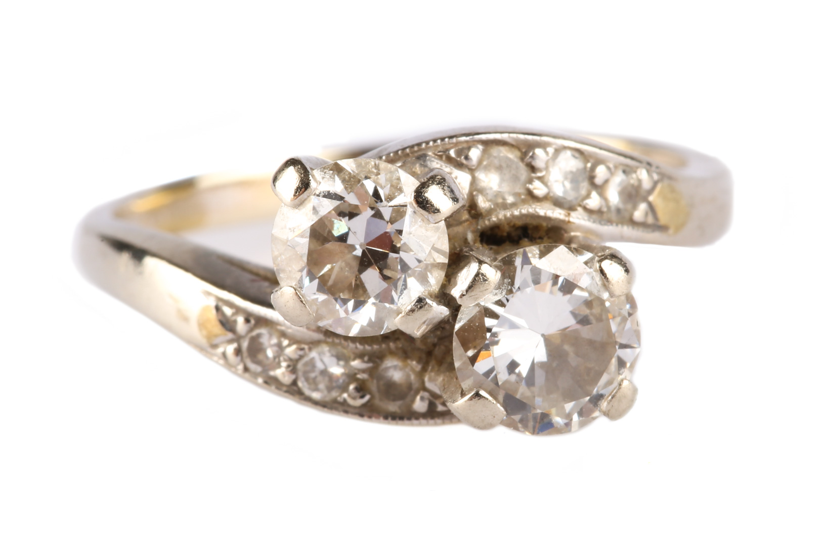 Appraisal: A Lady's Diamond Ring in White Gold K white gold