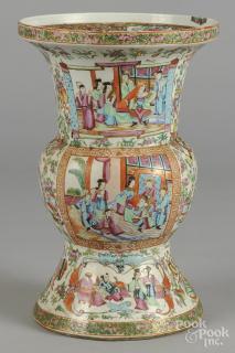 Appraisal: Chinese export porcelain famille rose vase th c '' h