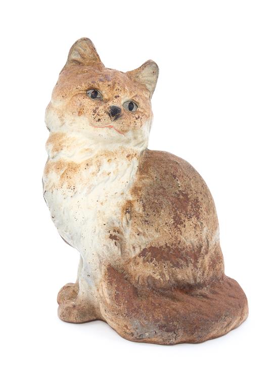 Appraisal: Sale Lot A Cast Iron Doorstop depicting a cat Height