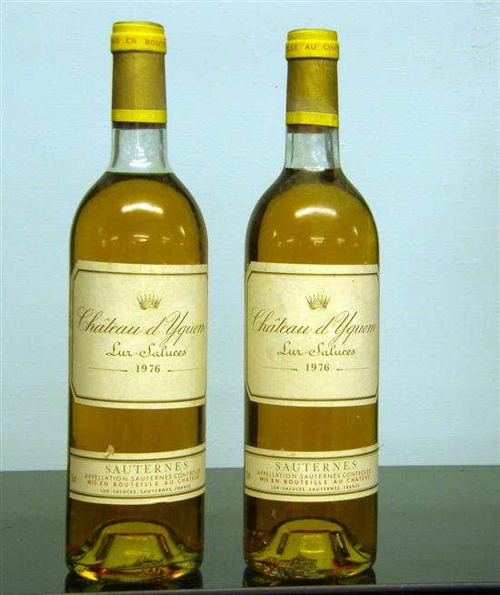 Appraisal: Chateau d'Yquem Lur Saluces Sauternes bottles PROVENANCE Part of a