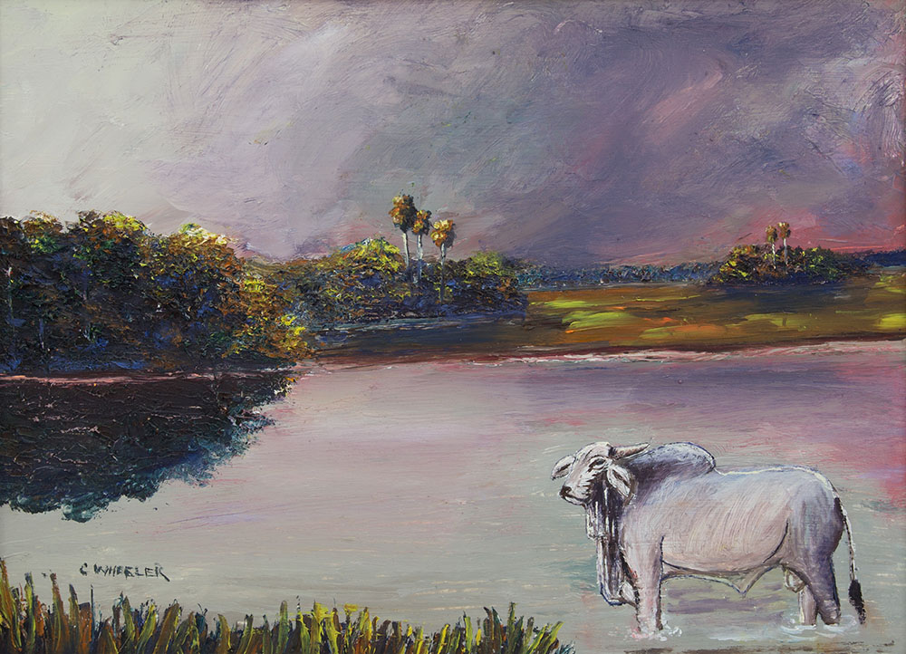 Appraisal: WHEELER Charles ''Chico'' American th Century Florida Highwaymen rare Brahman