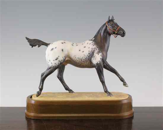 Appraisal: A Royal Worcester Limited Edition model 'Appaloosa Stallion' by Doris