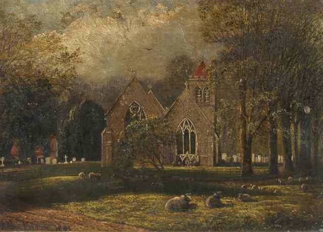 Appraisal: FREDERICK BUCKSTONE fl - Hughenden Church High Wycombe Bucks the