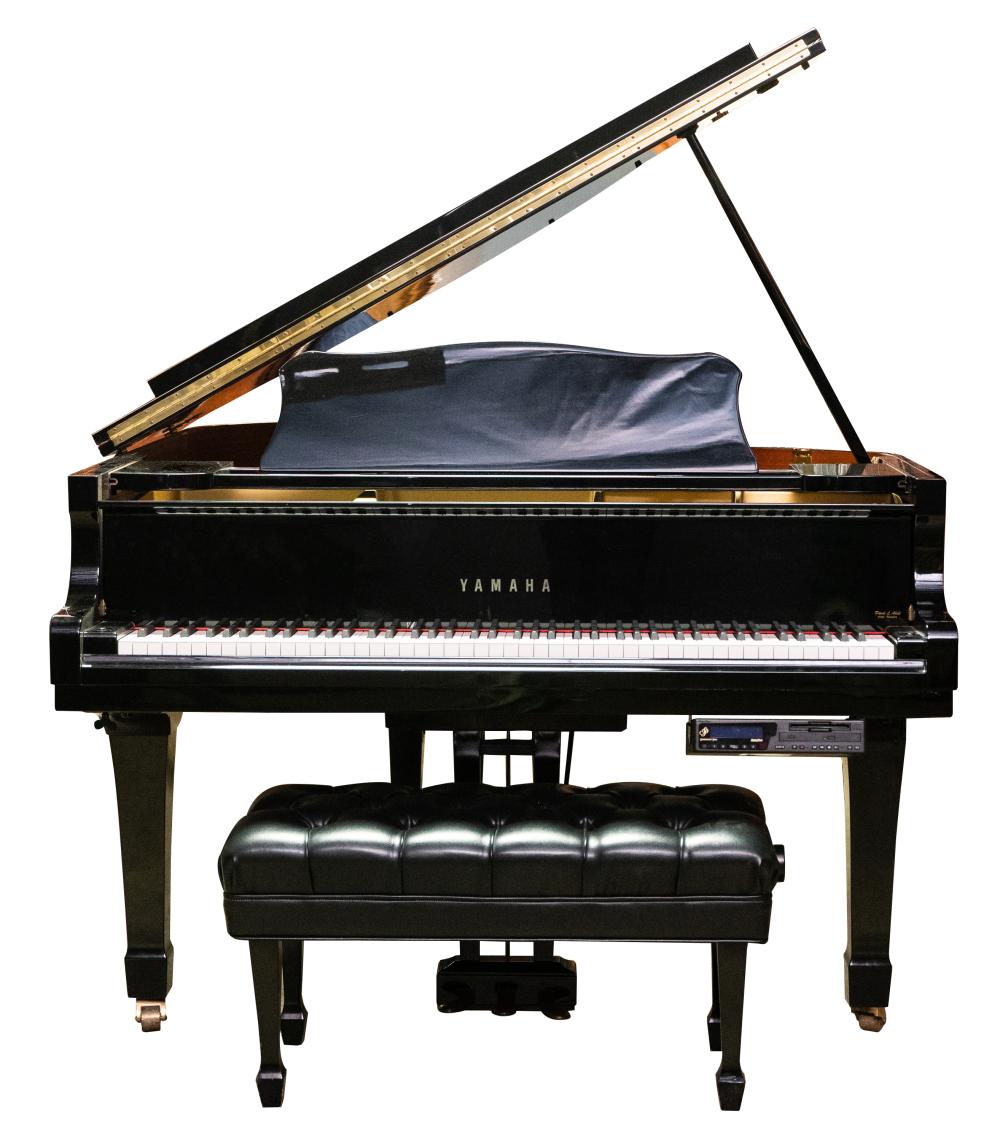 Appraisal: YAMAHA MODEL G GRAND PIANO serial number polished ebony case