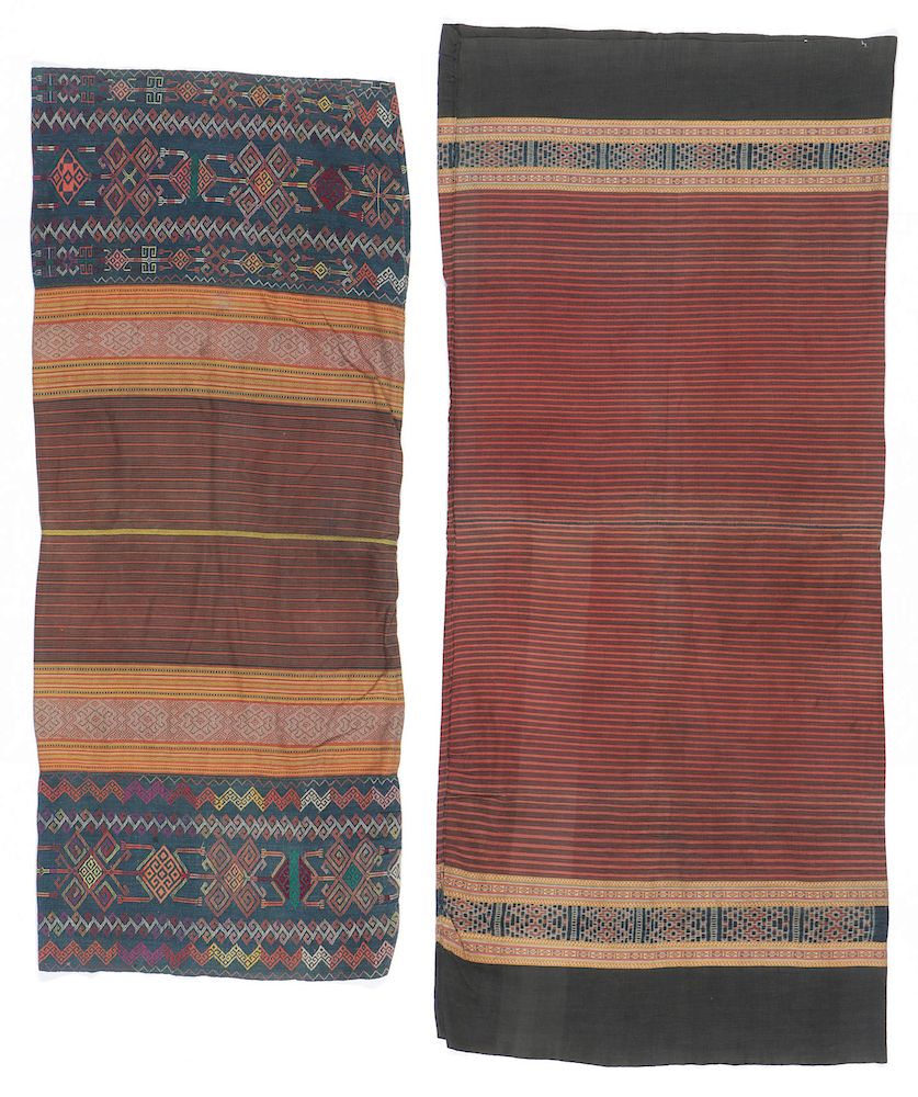 Appraisal: Old West Timor Sarong Textiles woman's sarongs tais one cotton