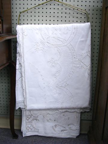 Appraisal: Group of Embroidered Table Linens