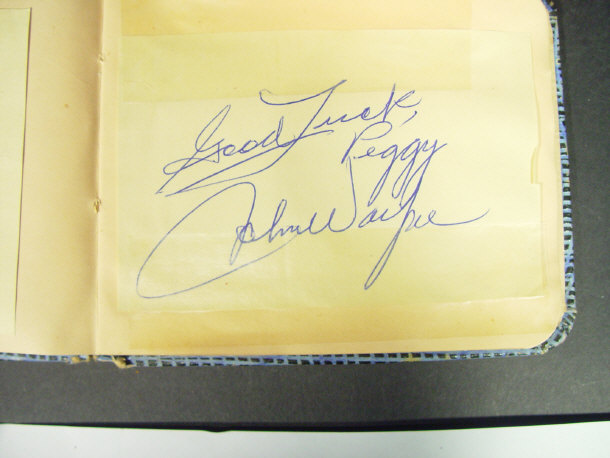 Appraisal: Collection of Autograph books including signiatures from Bing Crosby Dirk