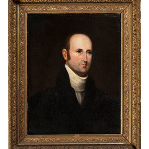 Appraisal: Matthew Harris Jouett - A portrait of Dr Horace Holley