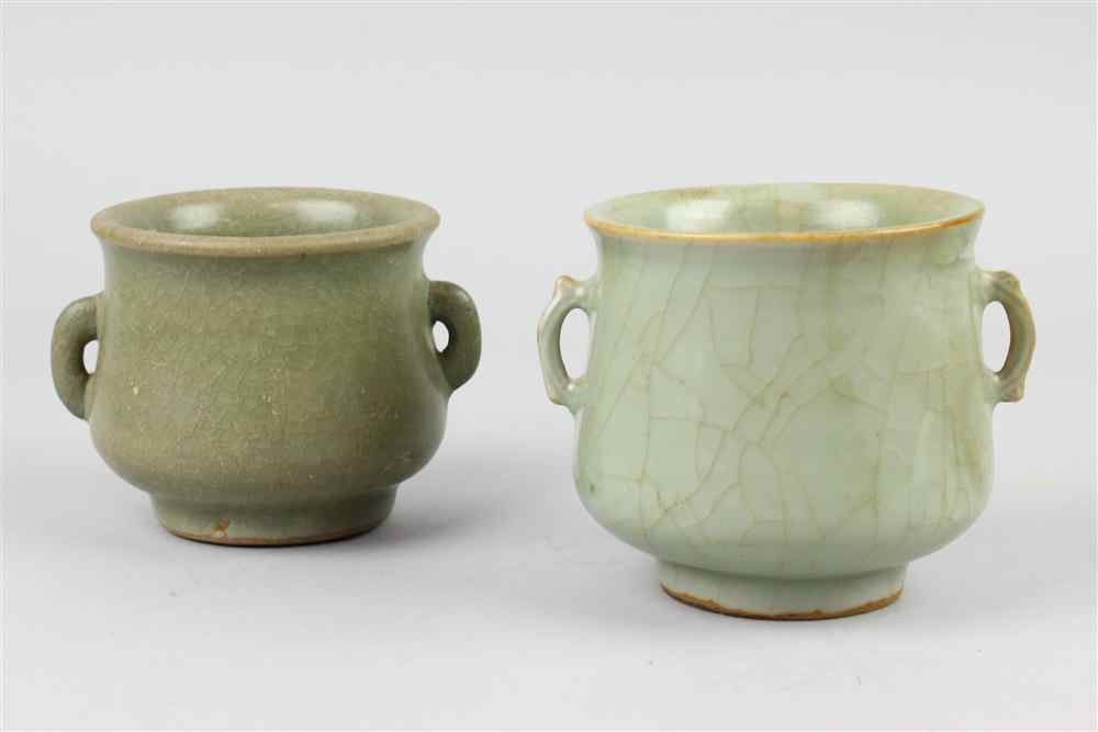 Appraisal: CHINESE LONGQUAN CELADON CENSER SOUTHERN SONG DYNASTY TH TH CENTURY