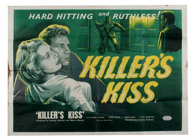 Appraisal: KILLER'S KISS United Artists film noir director Stanley Kubrick British