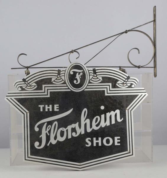 Appraisal: Florsheim Shoe Co Sign In Original Crate This double sided