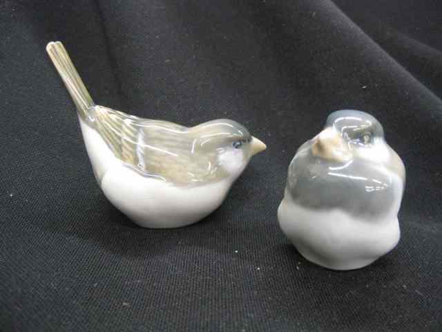 Appraisal: Two Royal Copenhagen Porcelain Figurinesof Birds '' to '' excellent