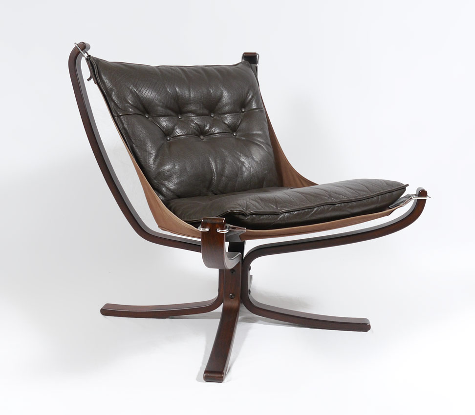 Appraisal: SIGURD RESSEL FALCON CHAIR FOR VATNE MOBLER 's low back