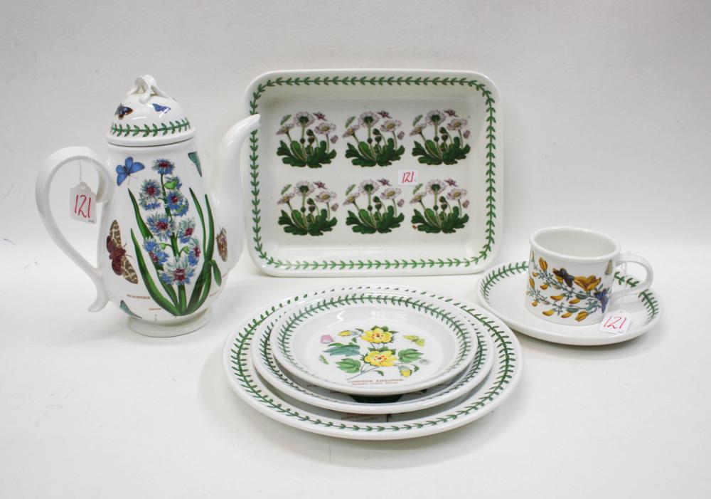 Appraisal: PORTMEIRION BOTANICAL GARDEN DINNERWARE SET pieces comprised of dinner plates