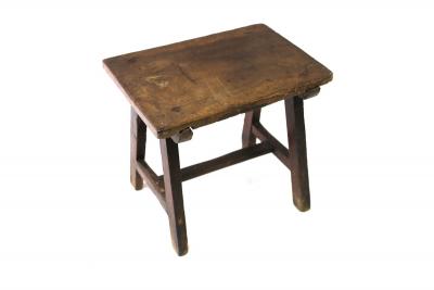 Appraisal: A Spanish walnut side table cm x cm