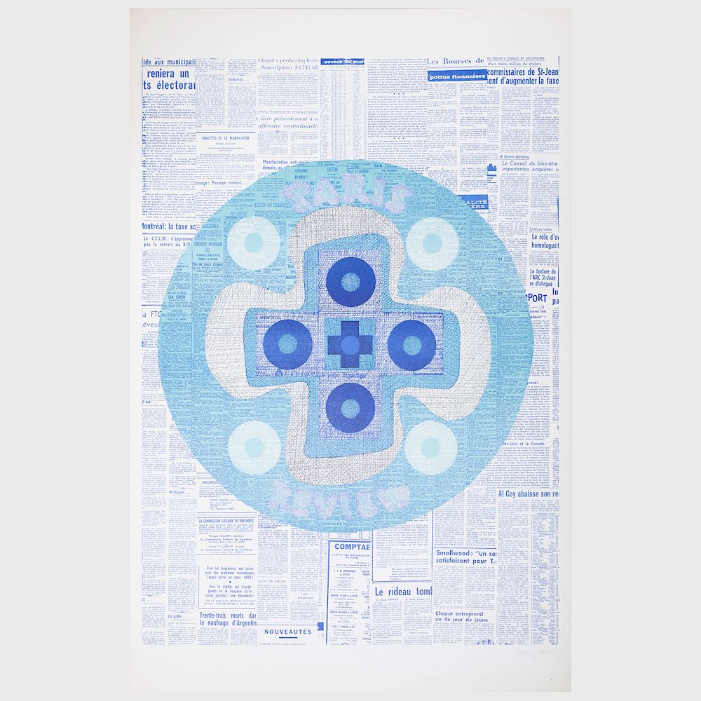 Appraisal: Various Artists The Paris Review Ten screenprints in colors on