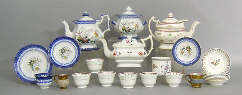 Appraisal: Misc group of English porcelain th c