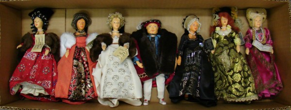 Appraisal: Lot of HP Historical Figure dolls - King Henry VIII