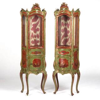 Appraisal: A pair of Italian carved Rococo Mid- th century each