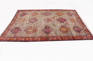 Appraisal: Antique Soumak Persian Rug Antique Soumak Persian Rug Size '