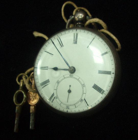 Appraisal: A Victorian silver open faced pocket watch No by Thomas