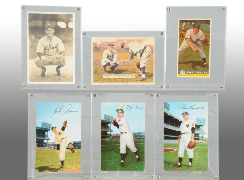 Appraisal: Lot of Early Baseball Postcards Description Earliest is a card