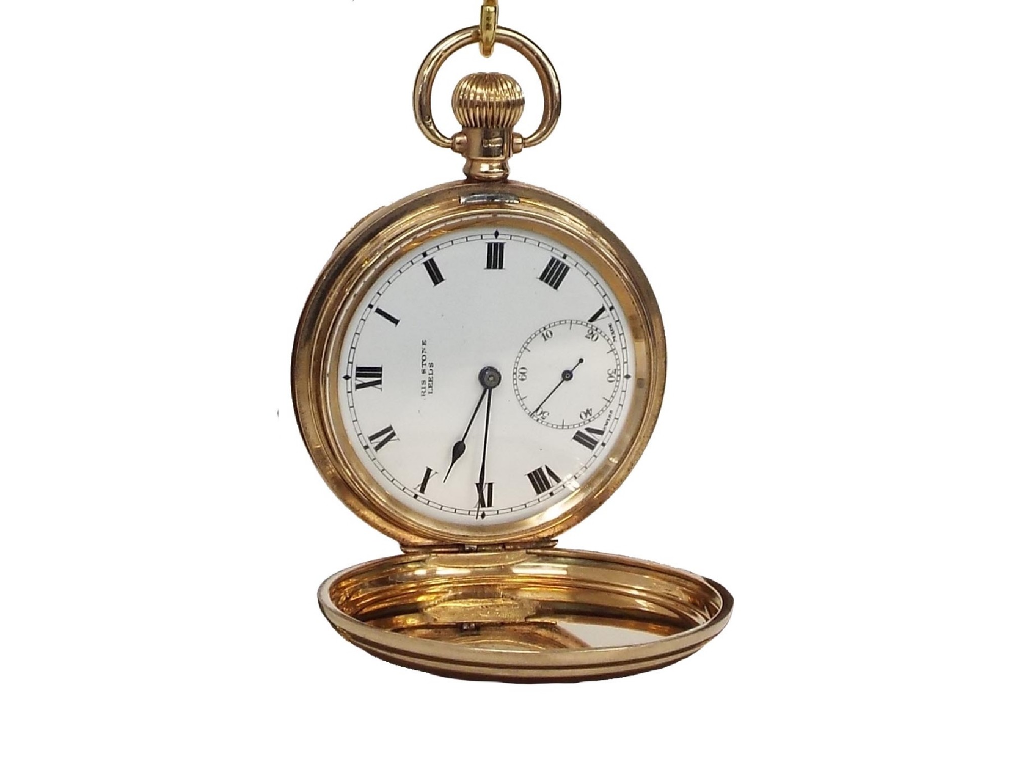 Appraisal: ct lever hunter pocket watch Birmingham the movement signed Syren