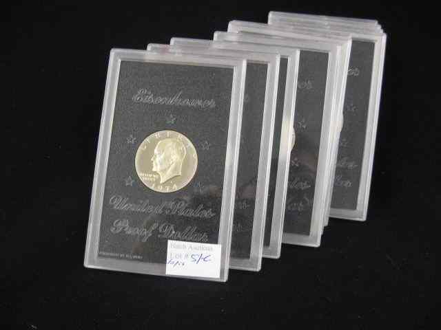 Appraisal: Proof Silver Eisenhower Dollars to special editions in government holders