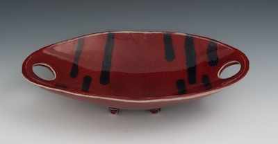 Appraisal: A Japanese Glazed Studio Pottery Footed Bowl ca 's Organic