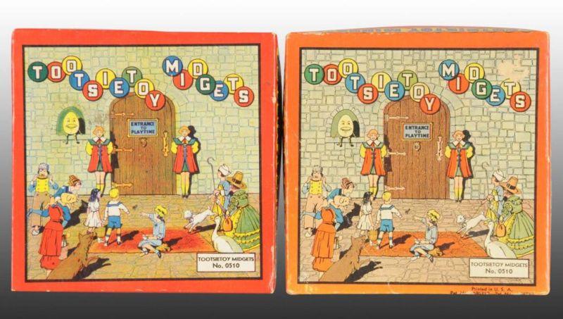 Appraisal: Lot of Tootsietoy No Midget Sets Description Both have original