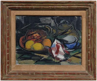 Appraisal: Ben Benn painting Russian American - still life with fruit