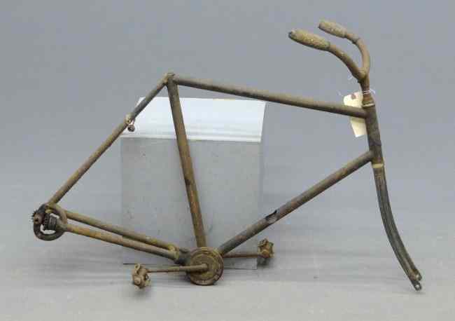 Appraisal: Columbia Model chainless pneumatic safety parts bicycle Frame has rot