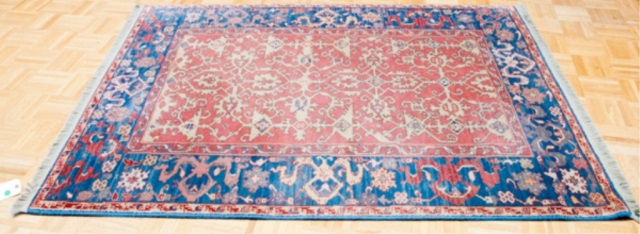 Appraisal: Kerastan Williamsburg Reproduction Rug ' L x ' W