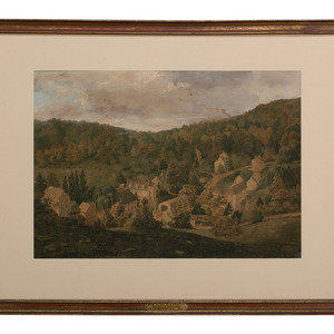 Appraisal: John Rubens Smith American - Brandywine River Mills Circa mixed