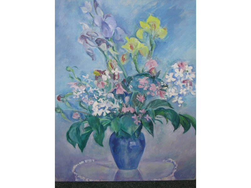 Appraisal: LILLIAN LINDING AMERICAN b STILL LIFE OF FLOWERS IN A