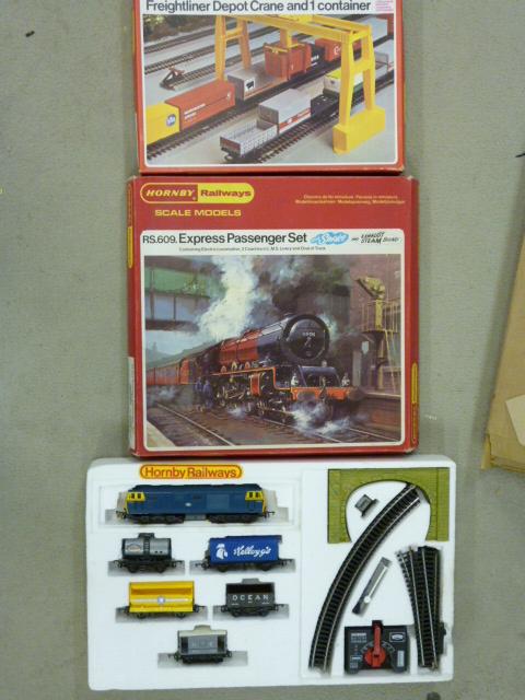 Appraisal: Two Hornby train sets RS Express Passenger set and Diesel