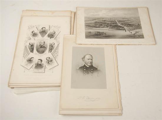 Appraisal: Assorted Prints of American Historical figures and scenes including the