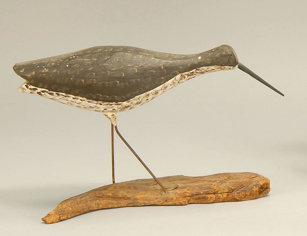 Appraisal: DECORATIVE YELLOWLEGS By Alfred Gardner of Accord Massachusetts Mounted on