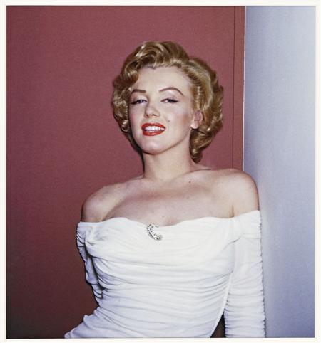 Appraisal: HAROLD LLOYD AMERICAN - MARILYN MONROE WITH WHITE COCKTAIL DRESS