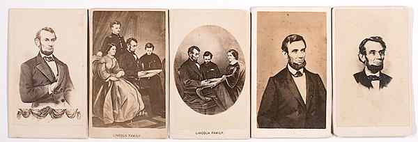 Appraisal: Political Americana - Lincolniana Abraham Lincoln CDVs Lot of CDVs