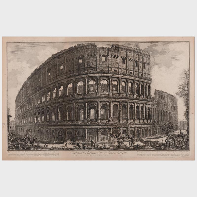 Appraisal: Francesco Piranesi - Veduta dell' Anfiteatro Flavio detto il Coloseo