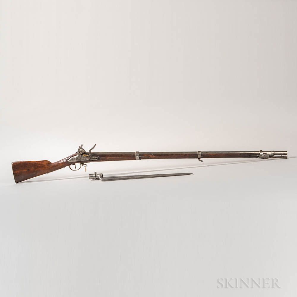 Appraisal: French Model Musket and Bayonet French Model Musket and Bayonet